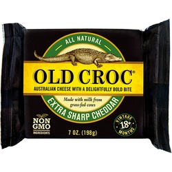 Old Croc Australian Extra Sharp Cheddar Cheese 7 Oz