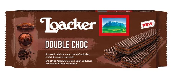 Loacker Double Chocolate Wafers 175g