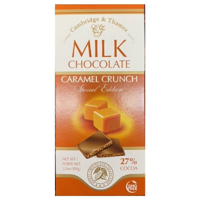 Cambridge & Thames C T Milk Chocolate W-Caramel Crunch 3.-whole