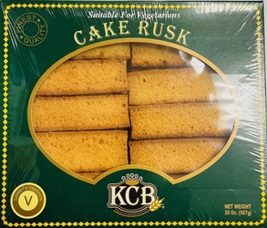 Kcb Vegetarian Cake Rusk 25Oz