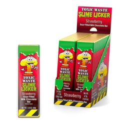 Toxic Waste Slime Licker Chocolate Bar Strawberry - 1.75oz