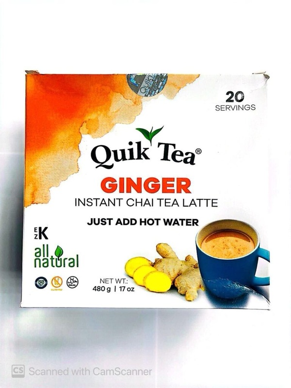 Quik Tea Ginger Chai 20 Bags