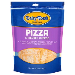 Dairy Fresh Shredded Cheese, Pizza 8 Oz