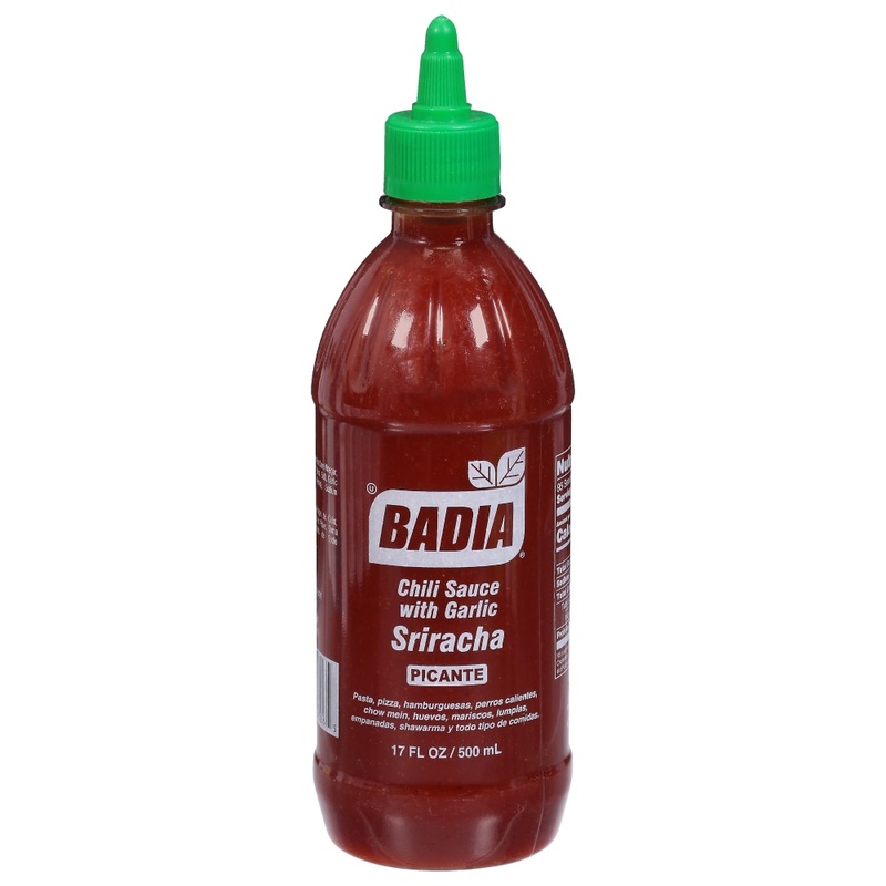 Badia Chili Sauce, With Garlic, Sriracha, Hot 17 Fl Oz