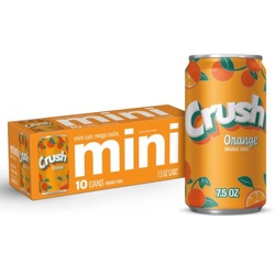 Crush Orange Soda, 7.5 Fl Oz Mini Cans