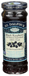 St Dalfour Fruit Spread - Deluxe Black Raspberry 10.00 Oz