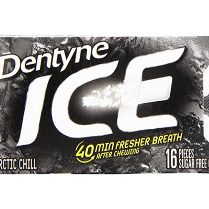 Dentyne Ice Arctic Chill Sugar Free Gum, 1 Pack Of 16 Pieces
