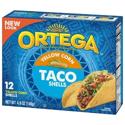 Ortega Yellow Corn Taco Shells - 4.9oz/12ct