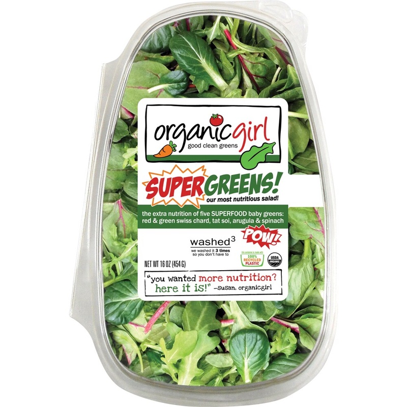 Organic Girl Super Greens! Salad 16 Oz. Container