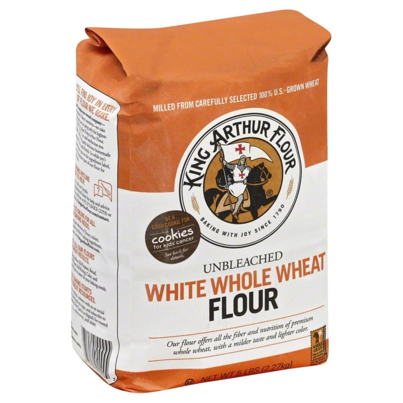 King Arthur Flour Baking Company White Whole Wheat Stone Ground 5 Lb