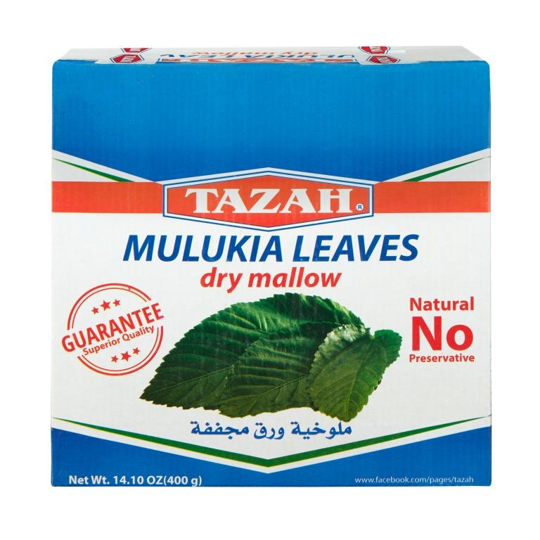 Tazah Premium Dried Mulukhiyah Leaves 400 Grams 14.1 Ounce