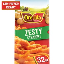 Ore-Ida Zesty Seasoned Straight Fries, 32 Oz Bag