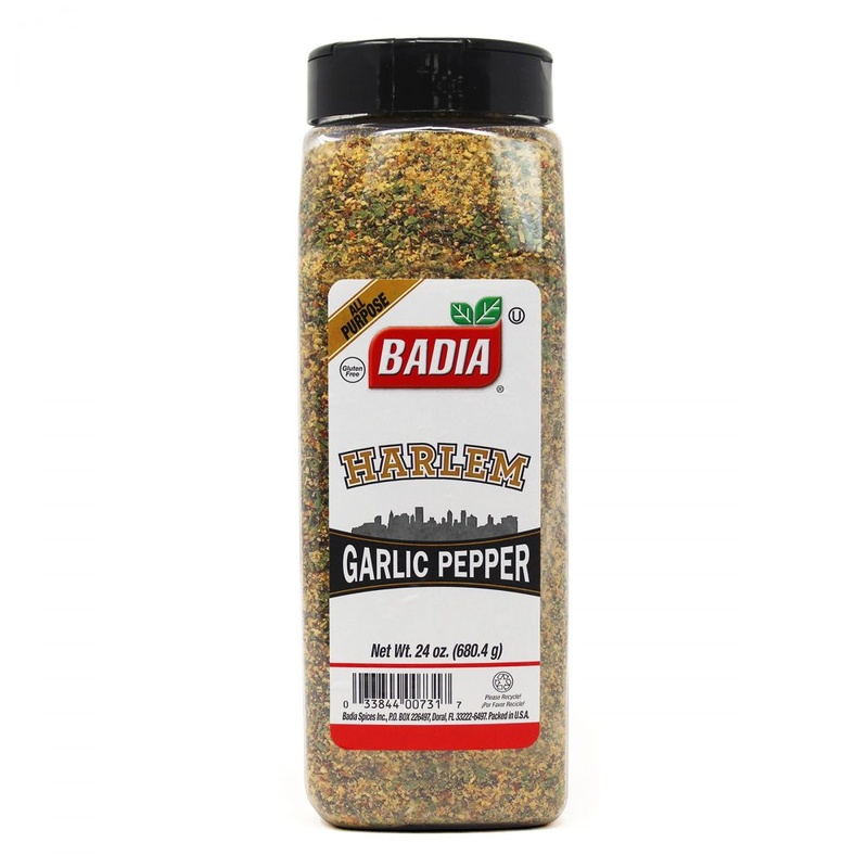 Badia 2 Pack Harlem/Garlic/Pepper/meat/Seasoning/Sazon/Ajo/Pimienta/2x24 Oz