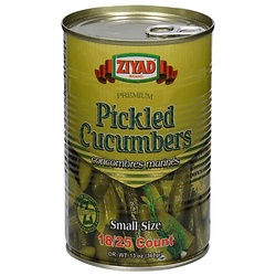 Ziyad Pickled Cucumbers, Premium, Small Size 13 Oz