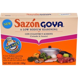 Sazon Goya Seasoning, Low Sodium, Coriander & Annatto