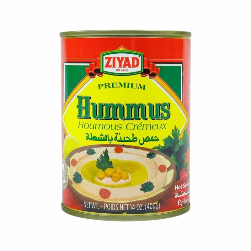 Ziyad Premium Hummus Hot Spicy Dip Tahini, 14 Oz