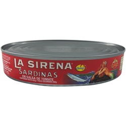 La Sirena Sardines In Tomato Sauce Oval Can, 15 Oz