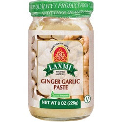 Laxmi Traditional Indian Ginger Garlic Cooking Paste, 8 Ounces