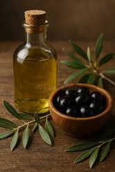 Natural Black Olives With Oil 400 G