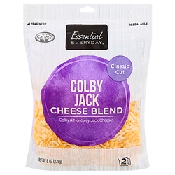 Essential Everyday Cheese Blend, Colby Jack, Classic Cut 8 Oz