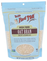 Bob's Red Mill Hot Cereal, High Fiber, Oat Bran 18 Oz