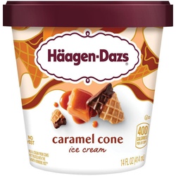 Haagen-Dazs Ice Cream, Caramel Cone 14 Fl Oz