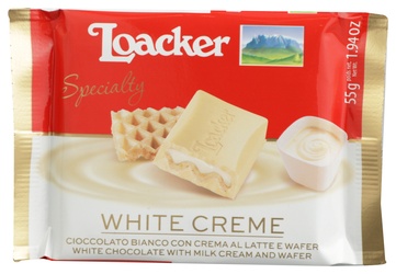 Loacker White Chocolate Filling Crispy Wafer Bar