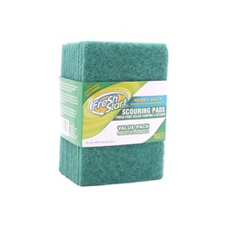 Fresh Start Scour Pads HD 10pk Green-whole
