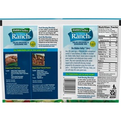 Hidden Valley The Original Ranch Seasoning Salad Dressing & Recipe Mix 2 - 1 Oz Pouches