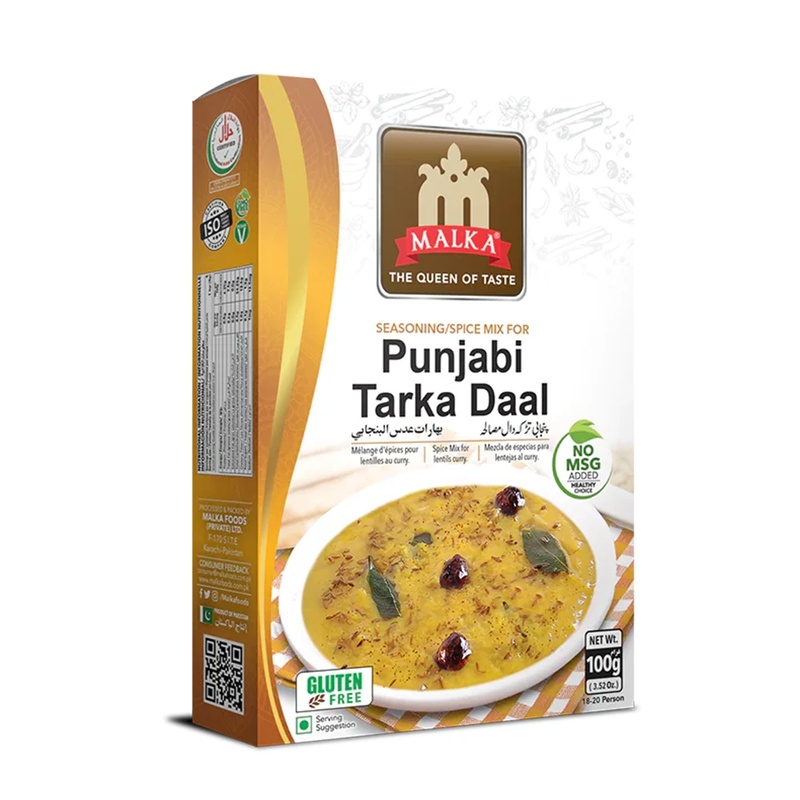 Malka Foods Punjabi Tarka Daal Mix 12 X 10