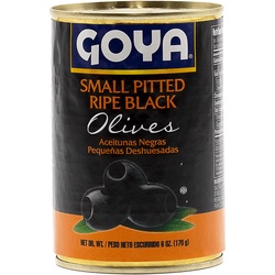 Goya Small Black Olives Pitted