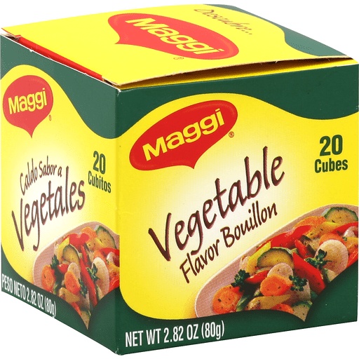 Maggi Vegetable Flavor Bouillon Cubes
