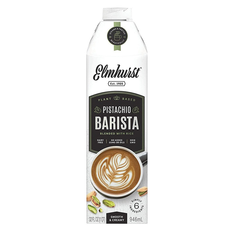 Elmhurst Barista Edition Pistachio Milk, 32oz