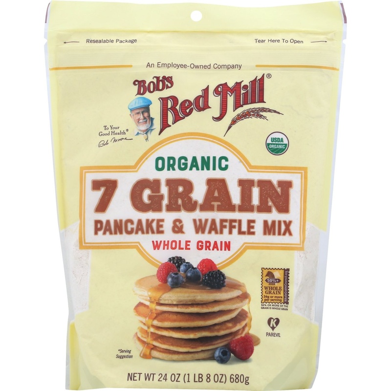 Bob's Red Mill Organic Whole Grain Pancake & Waffle Mix, 680gram