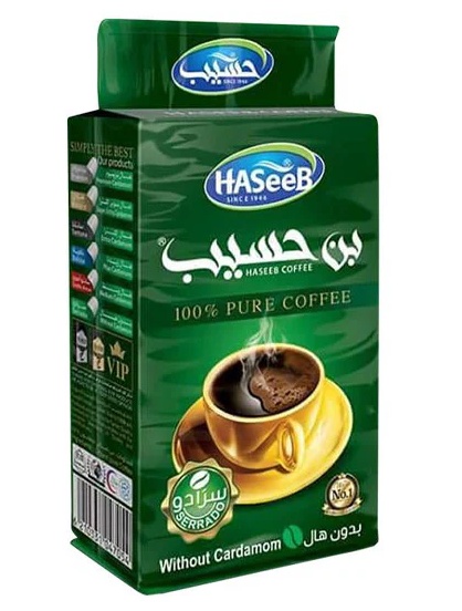 Haseeb Coffee Without Cardamom 500G