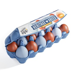Heritage Deep Amber Yolks Eggs 20 Count