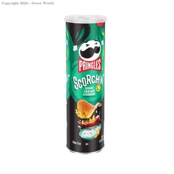 Pringles Potato Crisps Chips, Sour Cream And Onion 5.5 Oz