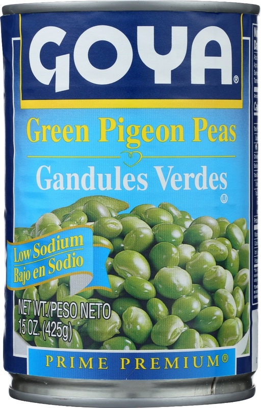 Goya Prime Premium Pigeon Peas, Low Sodium, Green