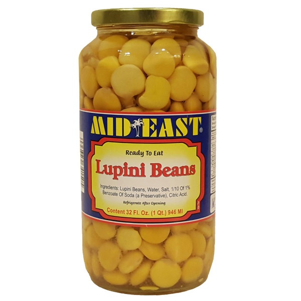 Mid East Lupini Beans 32 Fl. Oz. 946 Ml