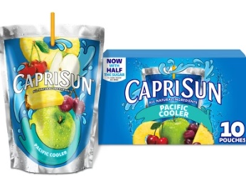 Capri Sun Pacific Cooler Mixed Fruit Juice Drink Blend, 10 Ct Box, 6 Fl Oz Pouches