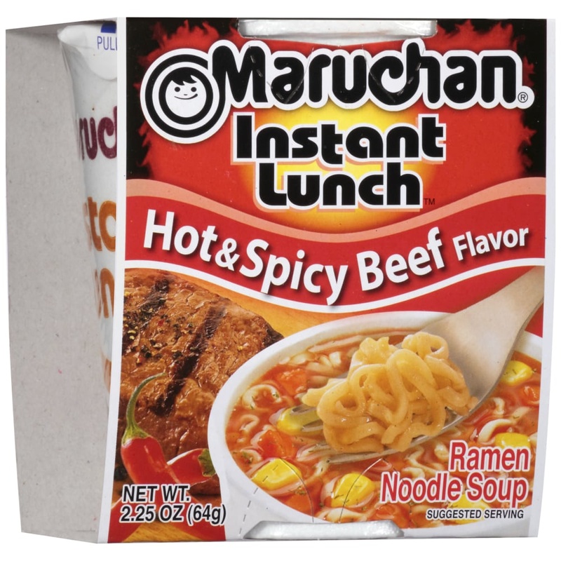 Maruchan Instant Lunch Hot & Spicy Beef Flavor Ramen Noodle Soup