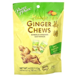 Prince Of Peace Mango Ginger Chews - 4 Oz