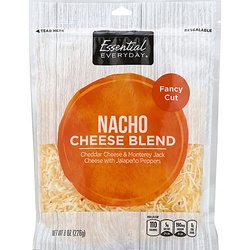 Essential Everyday Cheese, Cheese Blend, Nacho, Fancy Cut 8 Oz