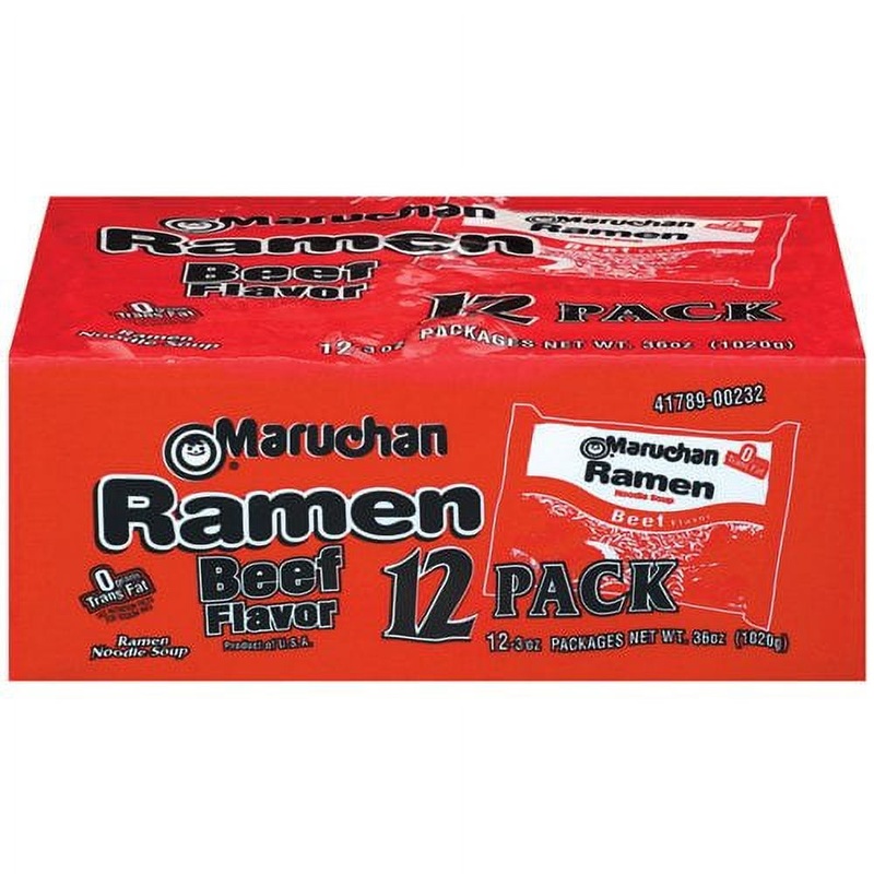 Maruchan Ramen Noodle Soup, Beef Flavor
