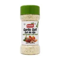Badia Garlic Salt, With Parsley, Coarse 11 Oz
