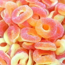 Peach Rings 100 G