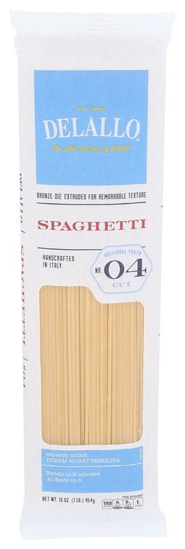 DeLallo Spaghetti Pasta Bag, 16 Oz