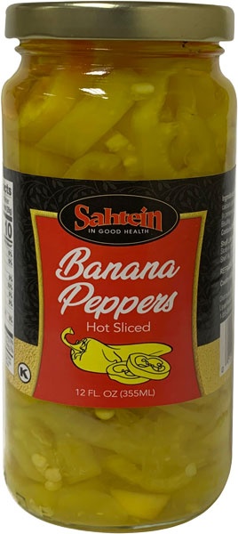Banana Pepper Hot Sliced