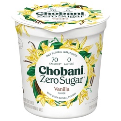 Chobani Zero Sugar Vanilla Nonfat Greek Yogurt - 5.3oz