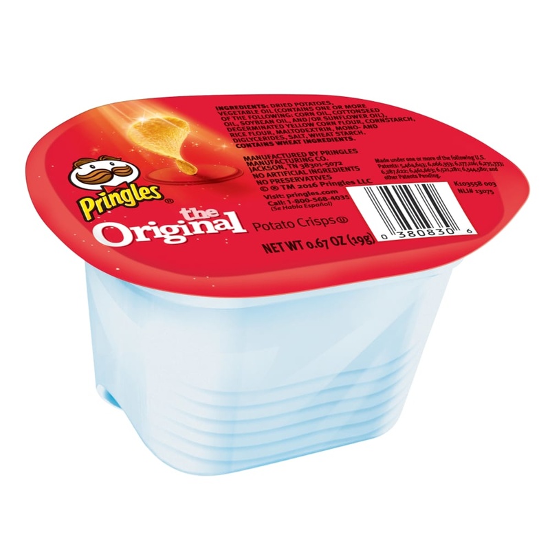 Pringles Potato Crisps Chips, Original, 0.67 Oz